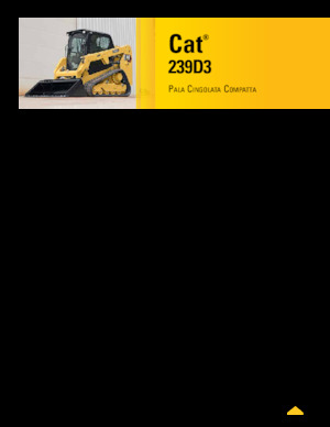 Csúszókormányzású rakodók Caterpillar 239D Serie 3 Deltalader