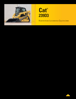Csúszókormányzású rakodók Caterpillar 239D Serie 3 Deltalader