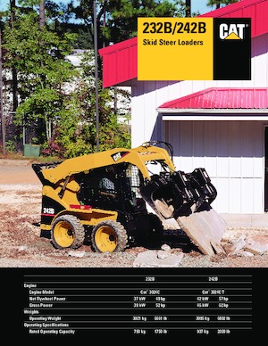 Csúszókormányzású rakodók Caterpillar 232B