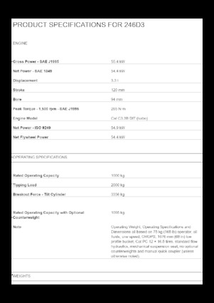 Csúszókormányzású rakodók Caterpillar 246D3