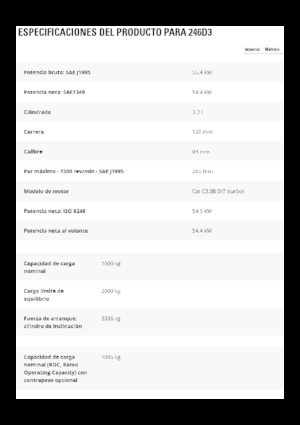 Csúszókormányzású rakodók Caterpillar 246D3