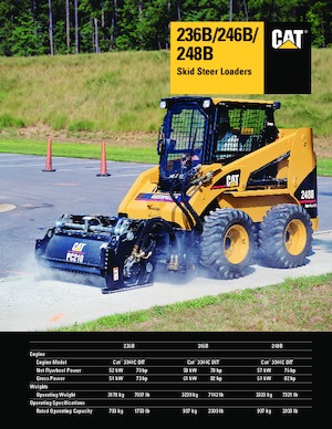 Csúszókormányzású rakodók Caterpillar 248B