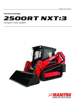 Csúszókormányzású rakodók Manitou 2500RT NXT:3