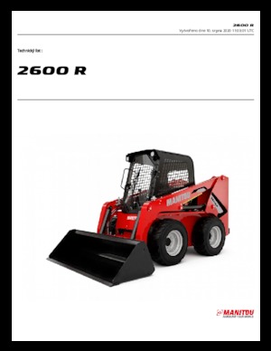 Csúszókormányzású rakodók Manitou 2600R
