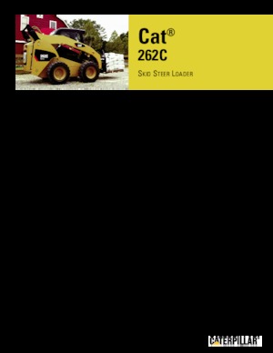 Csúszókormányzású rakodók Caterpillar 262C
