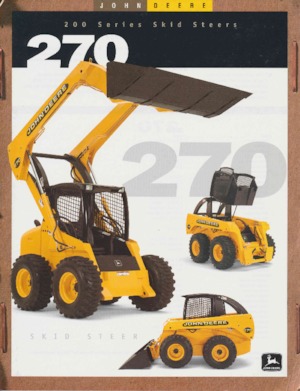 Csúszókormányzású rakodók John Deere Construction 270