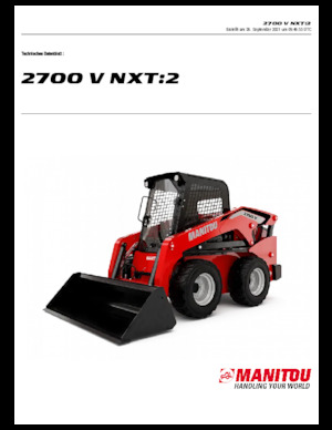 Csúszókormányzású rakodók Manitou 2700V NXT:2