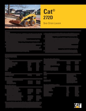 Csúszókormányzású rakodók Caterpillar 272D