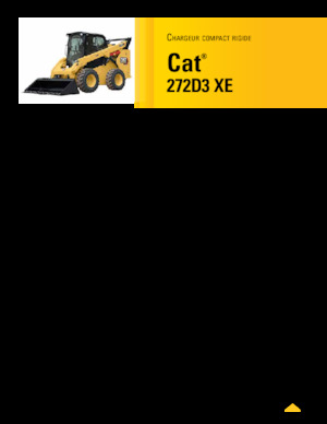 Csúszókormányzású rakodók Caterpillar 272D XE Serie 3