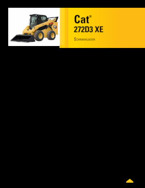 Csúszókormányzású rakodók Caterpillar 272D XE Serie 3