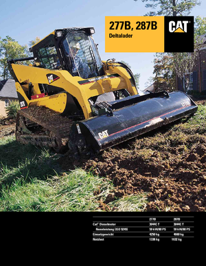Csúszókormányzású rakodók Caterpillar 287B