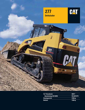 Csúszókormányzású rakodók Caterpillar 277