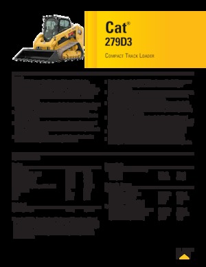Csúszókormányzású rakodók Caterpillar 279D