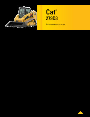 Csúszókormányzású rakodók Caterpillar 279D Serie 3 Deltalader