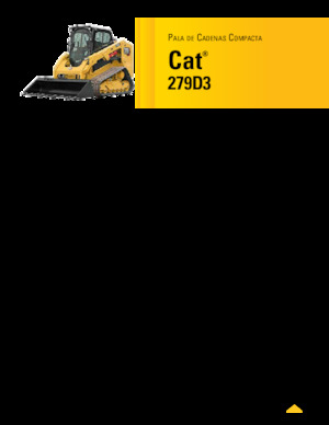 Csúszókormányzású rakodók Caterpillar 279D Serie 3 Deltalader