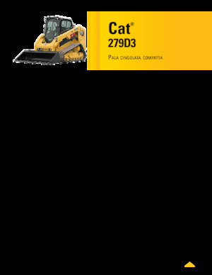 Csúszókormányzású rakodók Caterpillar 279D Serie 3 Deltalader