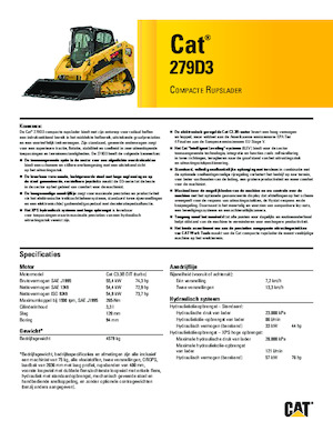 Csúszókormányzású rakodók Caterpillar 279D Serie 3 Deltalader