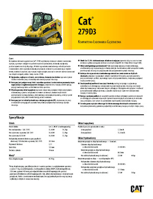 Csúszókormányzású rakodók Caterpillar 279D Serie 3 Deltalader