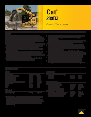 Csúszókormányzású rakodók Caterpillar 289D Serie 3 Deltalader