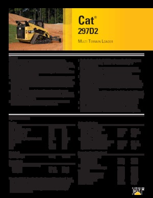 Csúszókormányzású rakodók Caterpillar 297D2