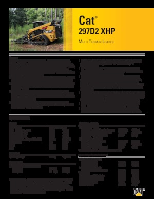 Csúszókormányzású rakodók Caterpillar 299D 2 XHP