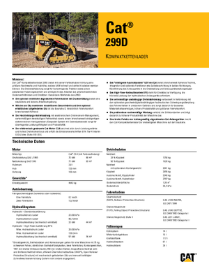 Csúszókormányzású rakodók Caterpillar 299D2 XHP