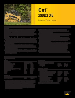 Csúszókormányzású rakodók Caterpillar 299D XE Serie 3 Deltalader