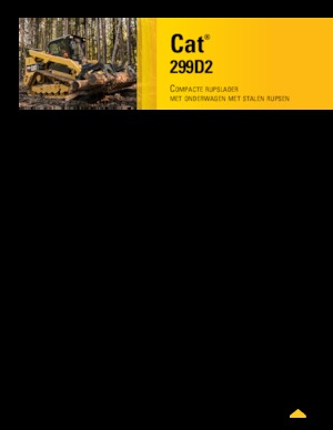 Csúszókormányzású rakodók Caterpillar 299D2