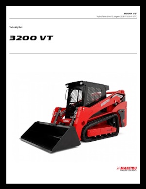 Csúszókormányzású rakodók Manitou 3200VT