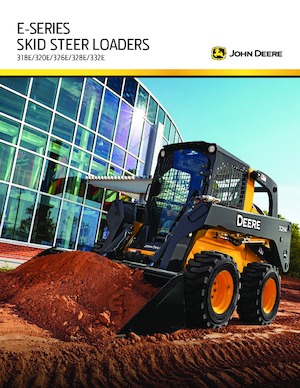 Csúszókormányzású rakodók John Deere Construction 332E