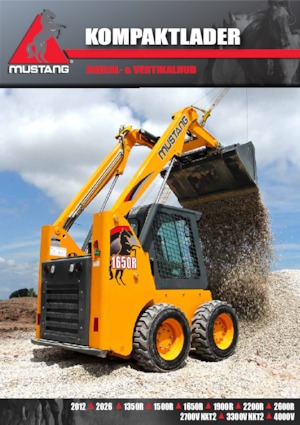 Csúszókormányzású rakodók Mustang 3300 V