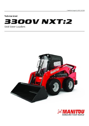 Csúszókormányzású rakodók Manitou 3300V NXT:2