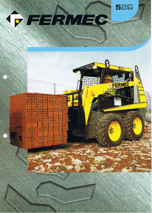 Csúszókormányzású rakodók Terex-Fermec 526