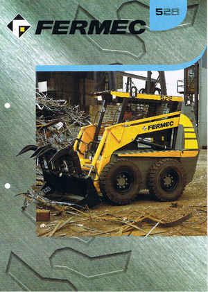Csúszókormányzású rakodók Terex-Fermec 528 XP