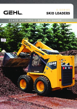 Csúszókormányzású rakodók Gehl 5640E