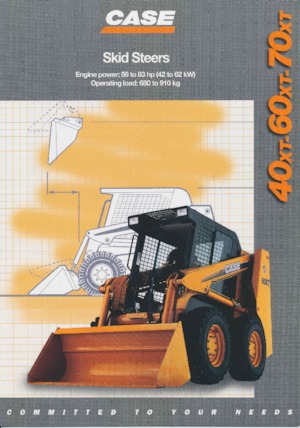 Csúszókormányzású rakodók Case 60XT