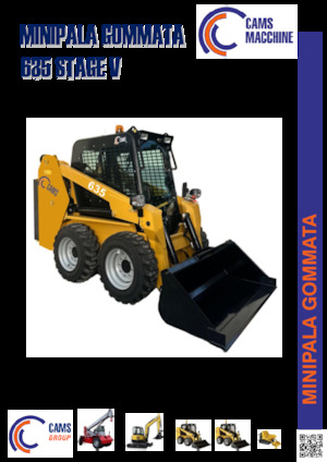 Csúszókormányzású rakodók Cams 635