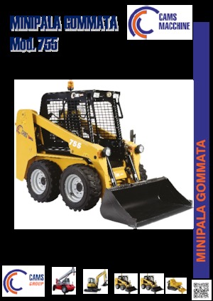 Csúszókormányzású rakodók Cams 755
