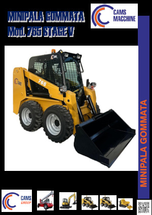 Csúszókormányzású rakodók Cams 765