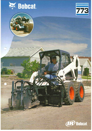 Csúszókormányzású rakodók Bobcat 773 G