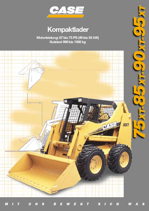 Csúszókormányzású rakodók Case 75 XT