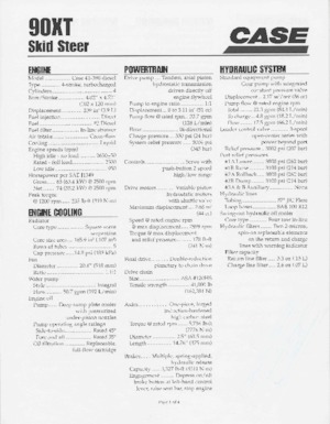 Csúszókormányzású rakodók Case 90XT 