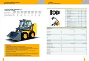 Csúszókormányzású rakodók Lonking CDM307
