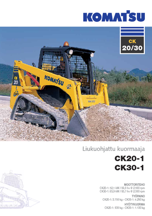 Csúszókormányzású rakodók Komatsu CK30-1