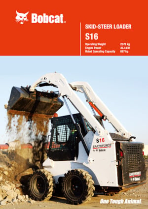 Csúszókormányzású rakodók Bobcat Earthforce S16