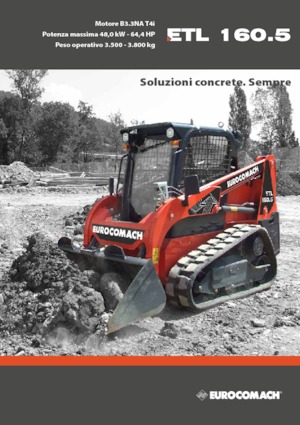 Csúszókormányzású rakodók Eurocomach ETL 160.5