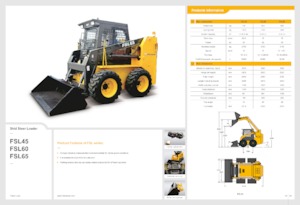 Csúszókormányzású rakodók Foton Lovol FSL60