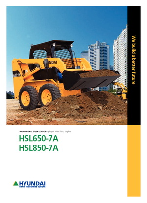 Csúszókormányzású rakodók Hyundai HSL 650-7 A