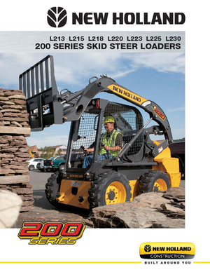 Csúszókormányzású rakodók New Holland L215