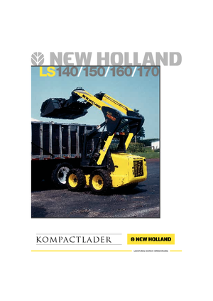 Csúszókormányzású rakodók New Holland LS 170